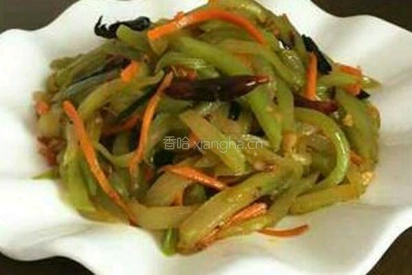 香辣莴笋丝的做法图解6