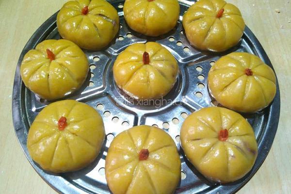紫薯南瓜饼的做法图解14