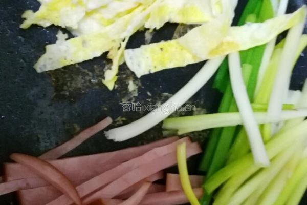 三丝炒面的做法图解7