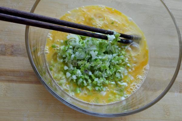 香葱鸡蛋饼的做法图解3