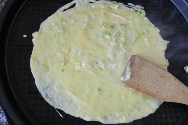 香葱鸡蛋饼的做法图解9