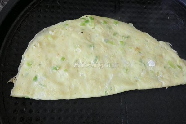 香葱鸡蛋饼的做法图解11