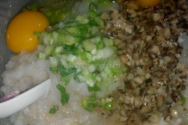鱿鱼蛋煎饼的做法图解4