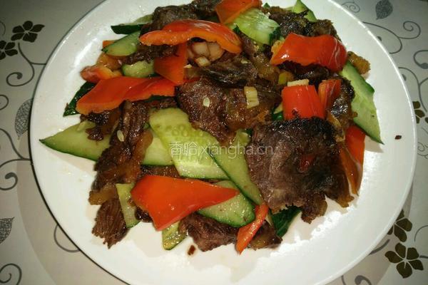 青瓜炒牛肉
