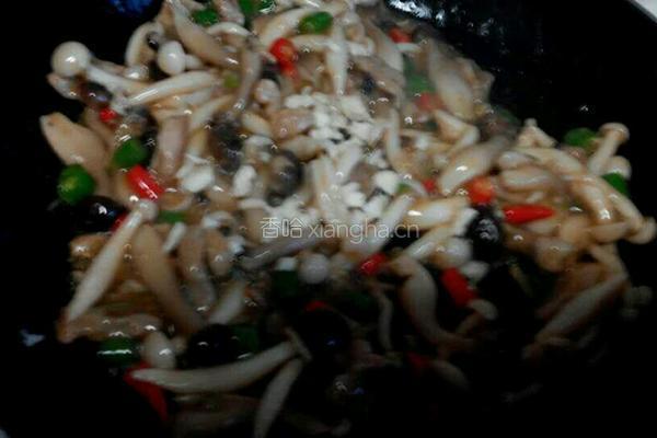 肉片烧双菇的做法图解6