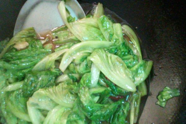酸辣生菜的做法图解5