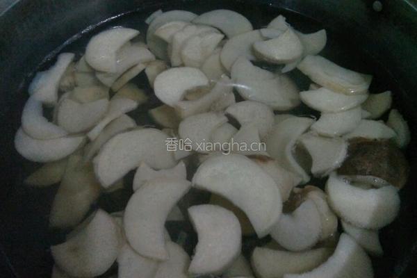 大葱炒杏鲍菇的做法图解3