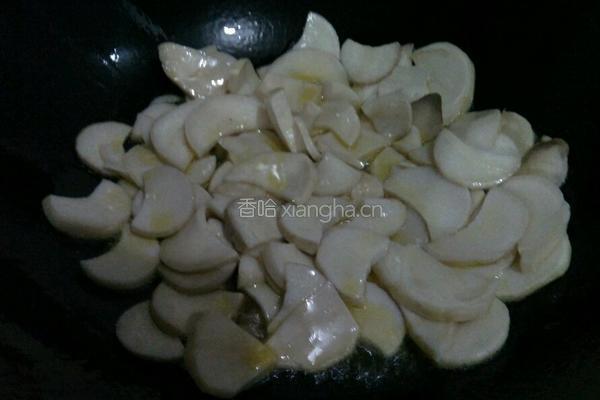 大葱炒杏鲍菇的做法图解6