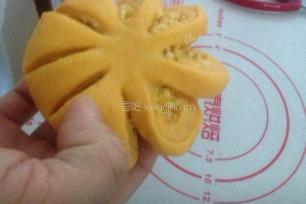 南瓜椰蓉包的做法图解8