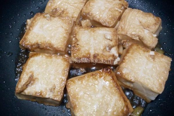香煎豆腐的做法图解7