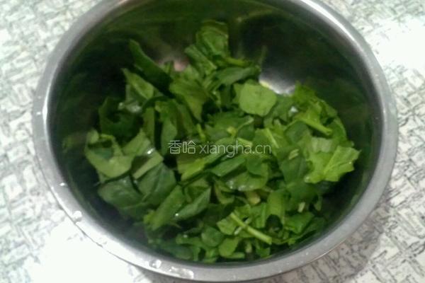 米饭菠菜饼的做法图解3