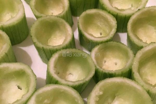 丝瓜酿肉丸的做法图解2