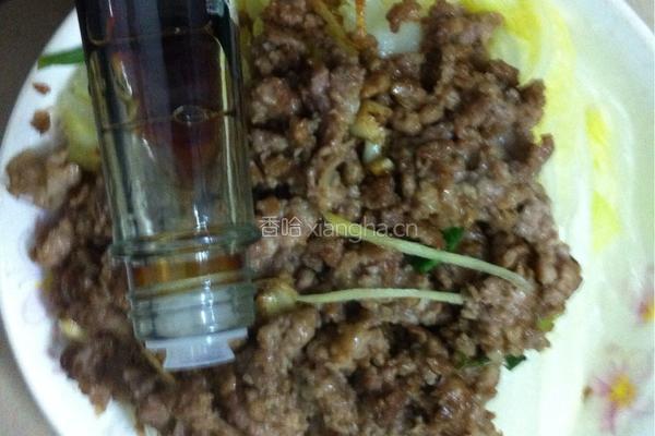 粉丝肉末娃娃菜的做法图解10