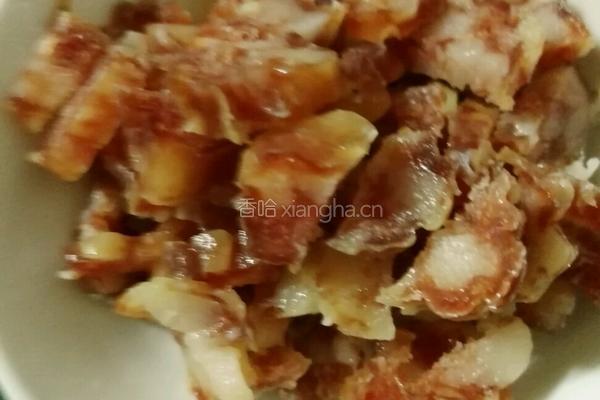 香肠炒饭的做法图解2