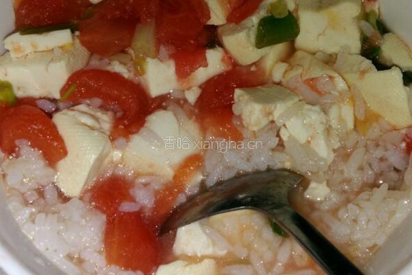 西红柿豆腐羹的做法图解3