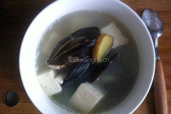 淡菜豆腐汤的做法图解7