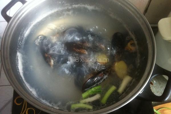 淡菜豆腐汤的做法图解4