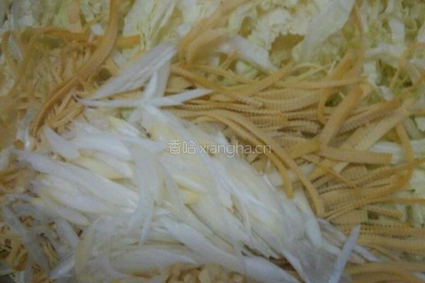 千张白菜丝的做法图解6
