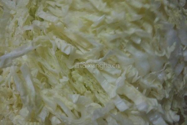 千张白菜丝的做法图解2