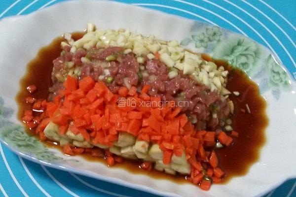 肉末蒸茄子的做法图解8