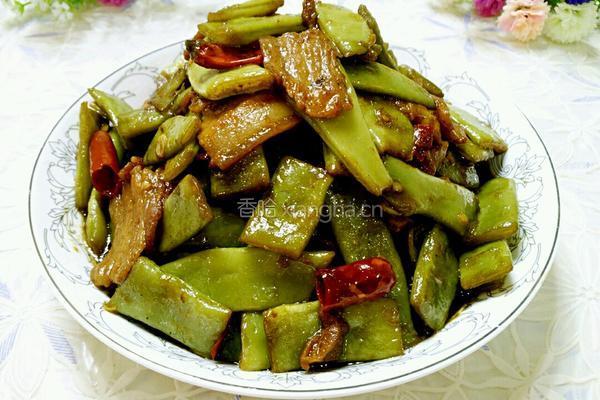 四季豆烧肉