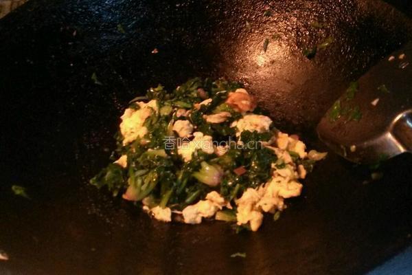 鸡蛋炒菠菜的做法图解7