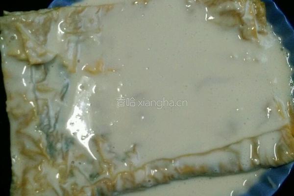 豆腐皮葱包肉的做法图解4