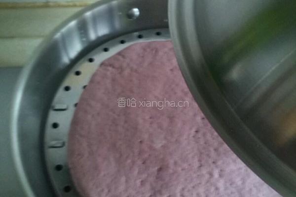 南瓜紫薯发糕的做法图解7