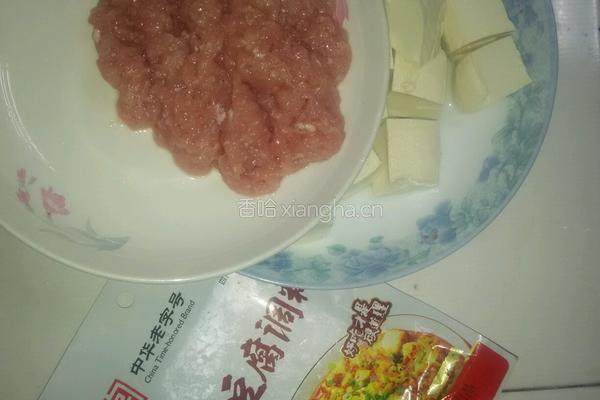 懒人版《麻婆豆腐》的做法图解1