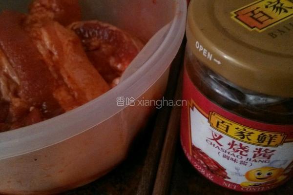 蜜汁叉烧肉(微波炉版)的做法图解1