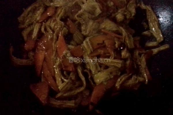 农家炒腐竹的做法图解7