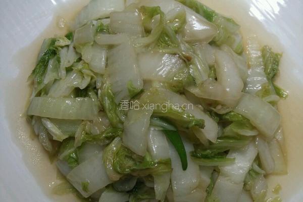 酸辣大白菜的做法图解4