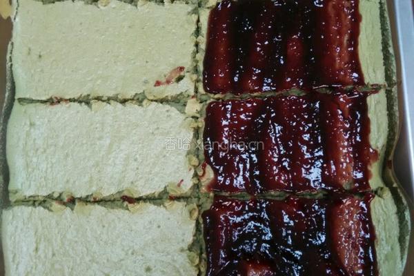 抹茶蓝莓蛋糕的做法图解5