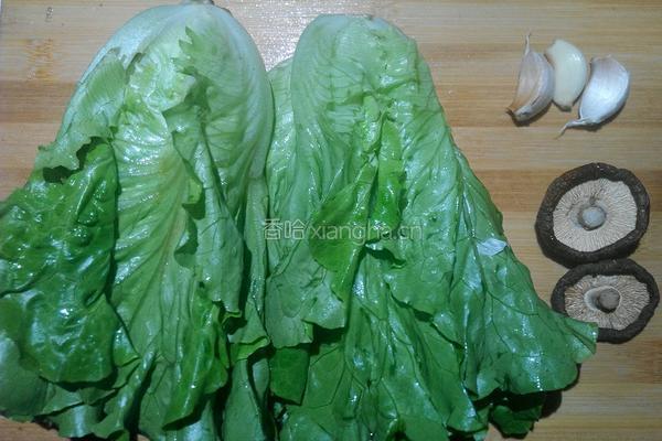 蚝汁生菜的做法图解1