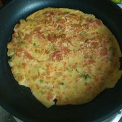 胡萝卜鸡蛋饼的做法[图]