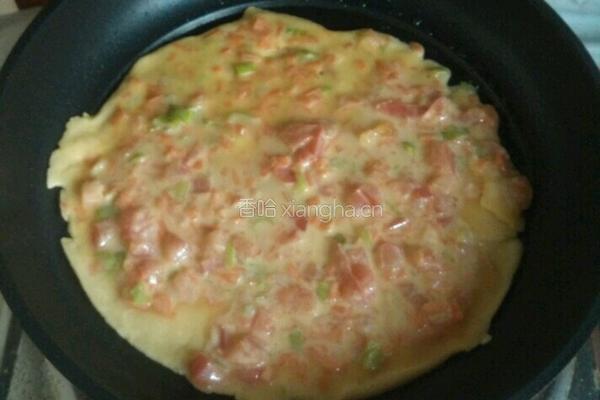 胡萝卜鸡蛋饼的做法图解3