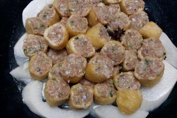 双肉酿油豆腐的做法图解13