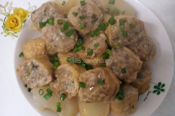 双肉酿油豆腐的做法图解17