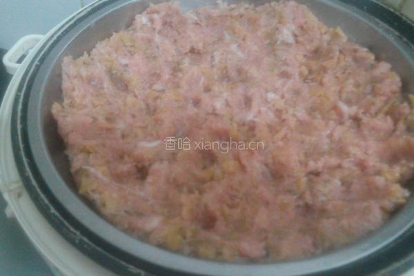 梅菜肉饼的做法图解5