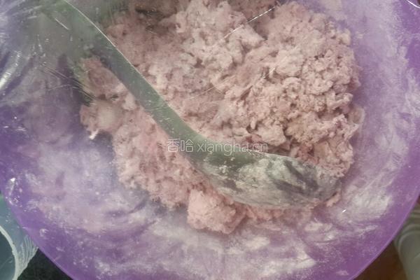 紫薯豆沙包的做法图解4