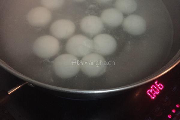 鸡蛋甜酒汤圆的做法图解6