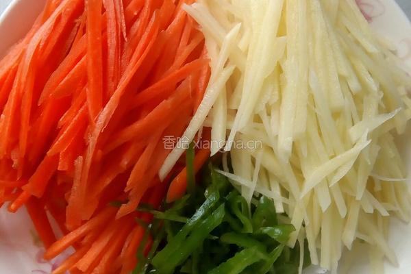炒三丝的做法图解2
