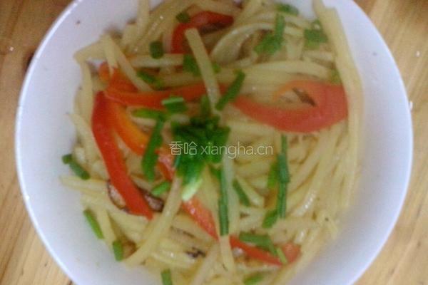 红椒土豆丝的做法图解6