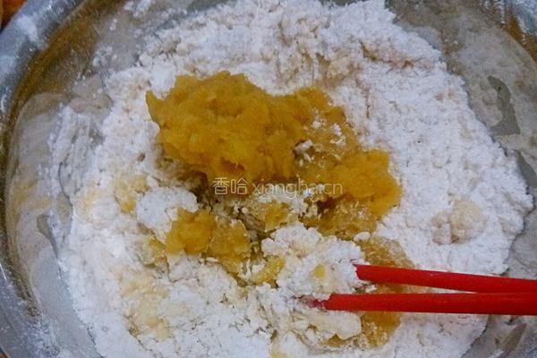 红薯开花馒头的做法图解3