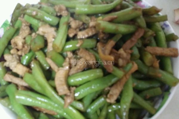 架豆王炒肉丝的做法图解4