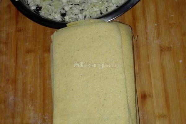 菜煎饼的做法图解1