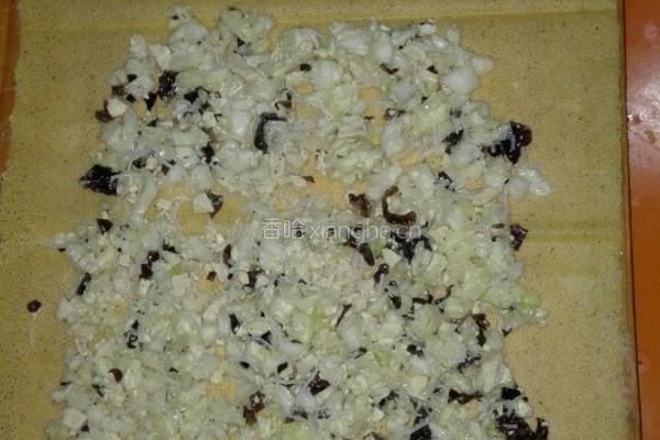 菜煎饼的做法图解3