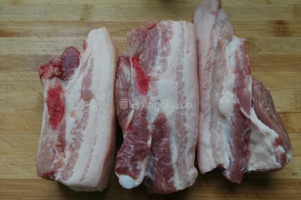 黄豆烧五花肉的做法图解1