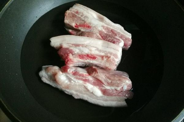 黄豆烧五花肉的做法图解3
