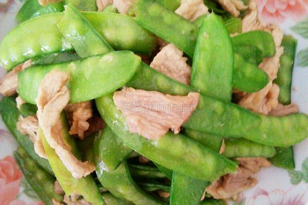 荷兰豆炒肉片的做法图解5
